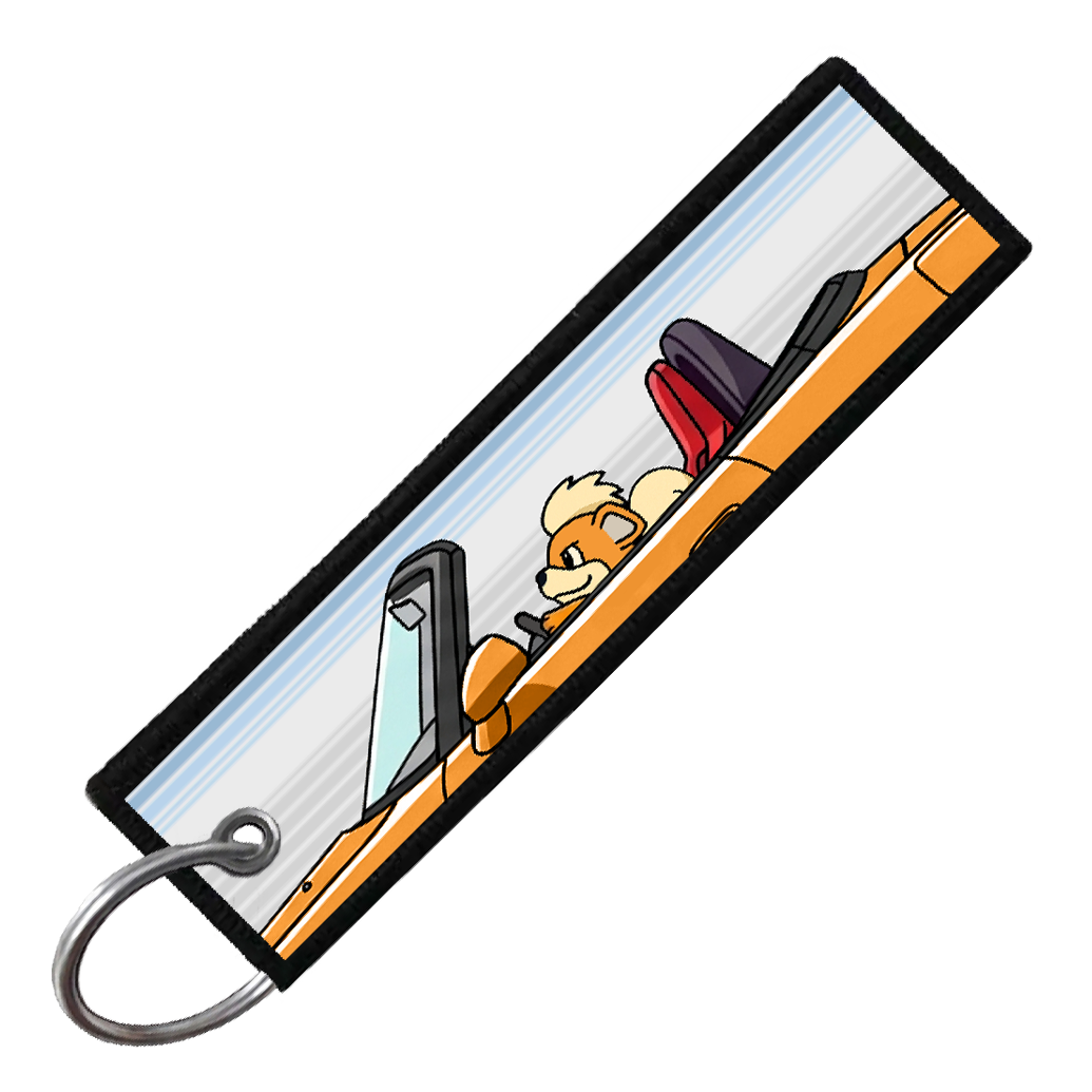 "GROWLITHE CRUISER" CUSTOM KEY TAG
