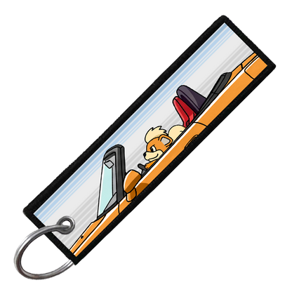 "GROWLITHE CRUISER" CUSTOM KEY TAG