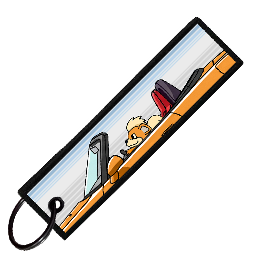 "GROWLITHE CRUISER" CUSTOM KEY TAG