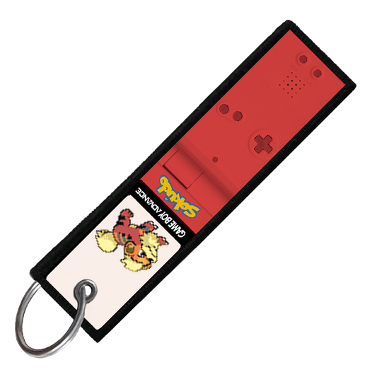 "GROWLITHE GAMEBOY" CUSTOM KEY TAG