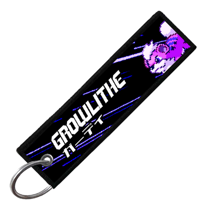 "JAPANESE GROWLITHE" CUSTOM KEY TAG