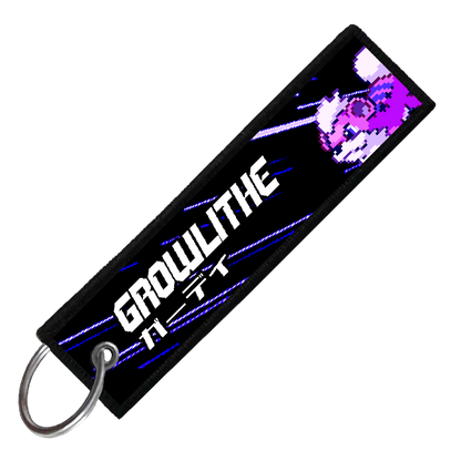 "JAPANESE GROWLITHE" CUSTOM KEY TAG