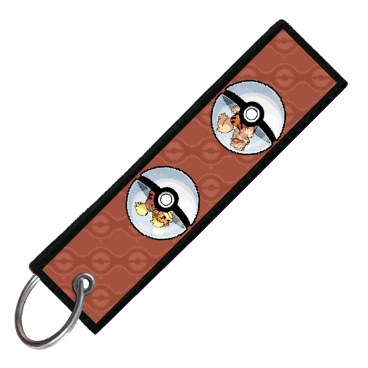 "GROWLITHE POKEBALL EVO" CUSTOM KEY TAG