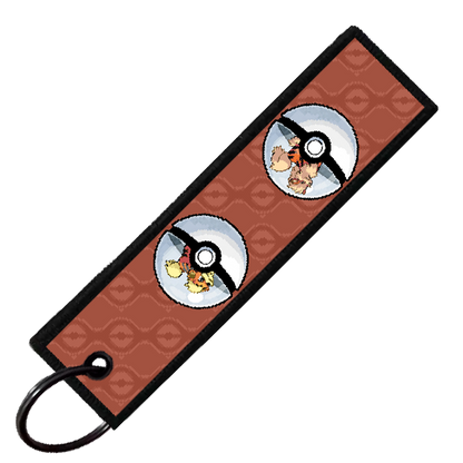 "GROWLITHE POKEBALL EVO" CUSTOM KEY TAG