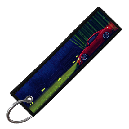 "GT86 PIXEL SIDE PROFILES" CUSTOM KEY TAG