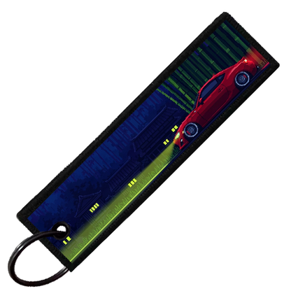 "GT86 PIXEL SIDE PROFILES" CUSTOM KEY TAG