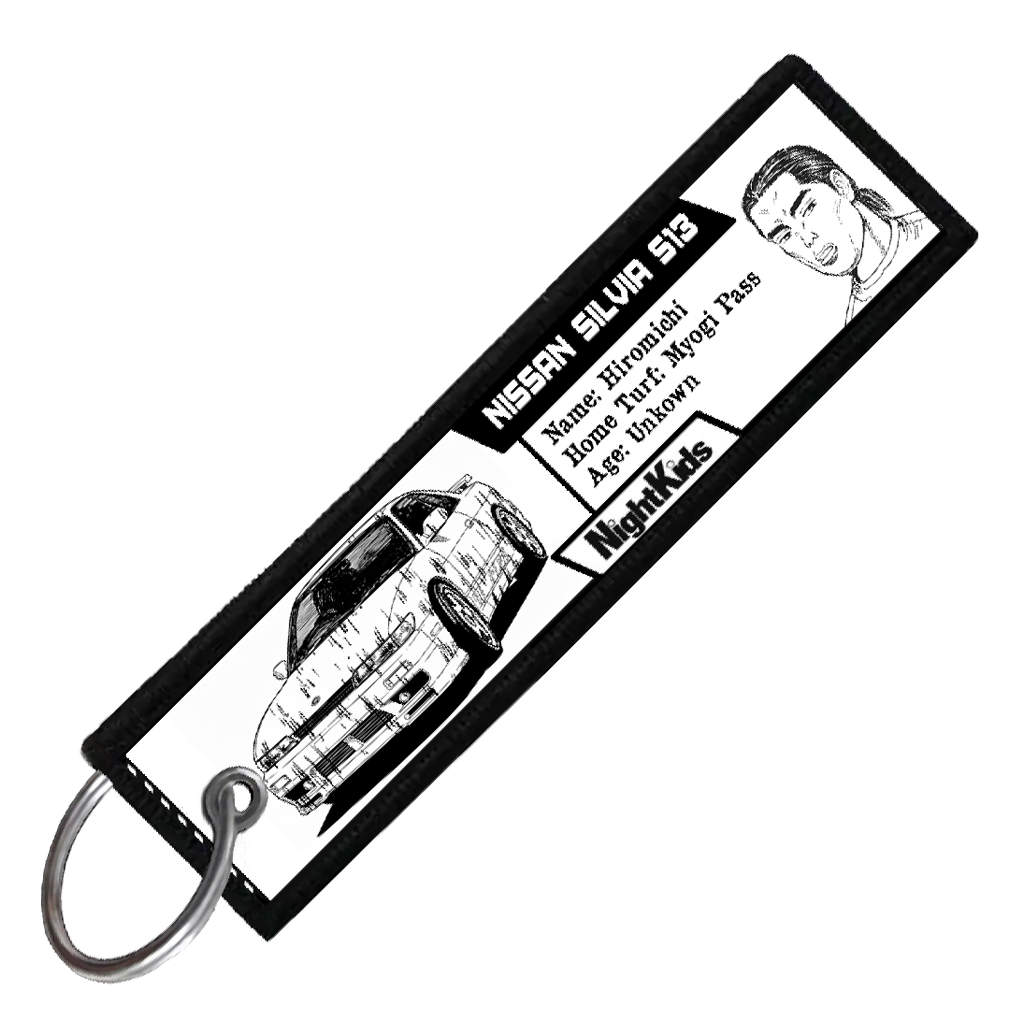 "HIROMICHI DRIVER STATS" CUSTOM KEY TAG