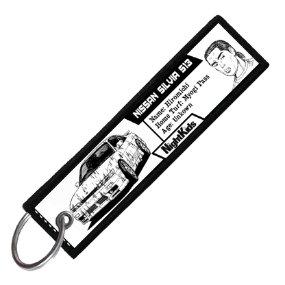 "HIROMICHI DRIVER STATS" CUSTOM KEY TAG