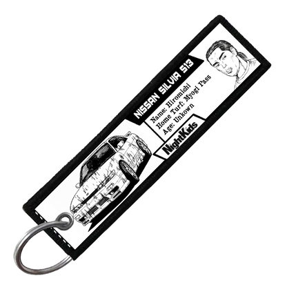 "HIROMICHI DRIVER STATS" CUSTOM KEY TAG