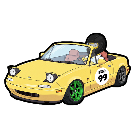 "MIATA HOMER" SIMPSON DECAL