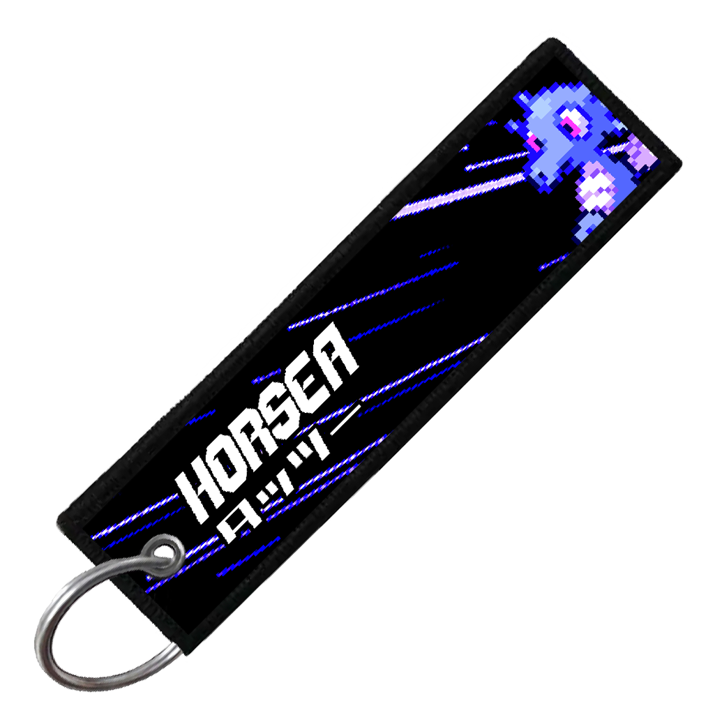 "JAPANESE HORSEA" CUSTOM KEY TAG