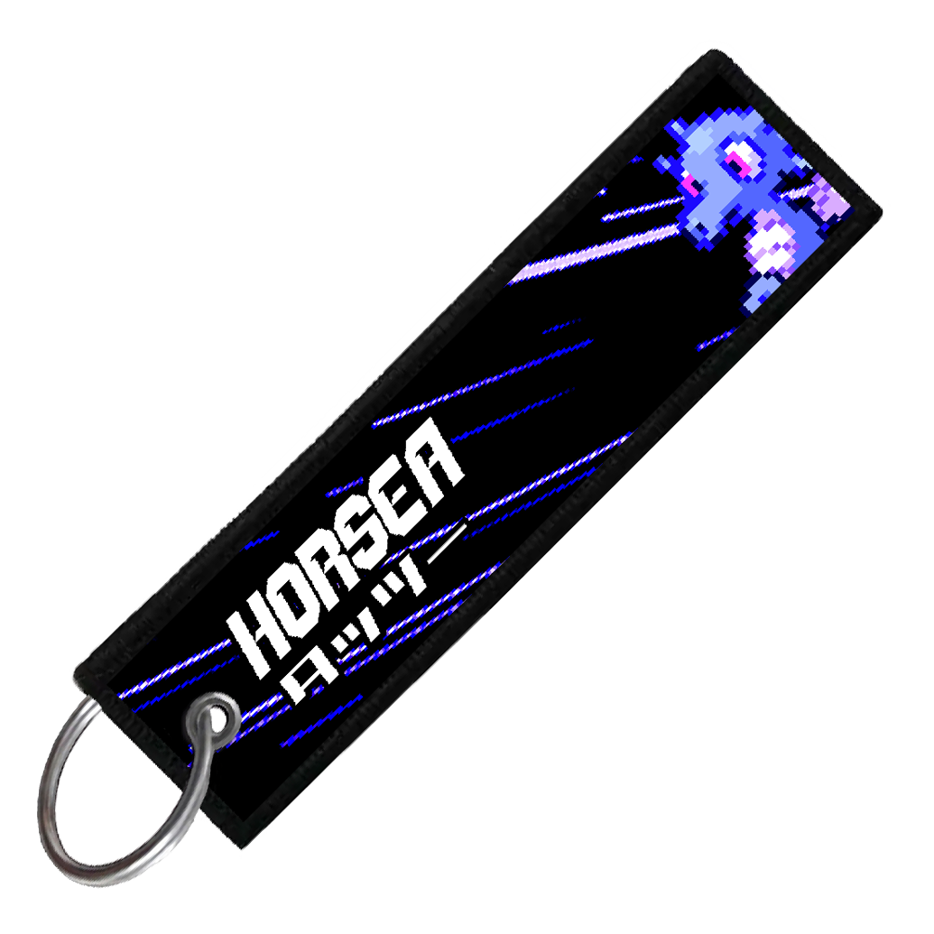 "JAPANESE HORSEA" CUSTOM KEY TAG
