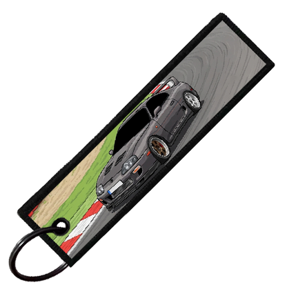 "HUNGARORING 8-BIT TRACK" CUSTOM KEY TAG