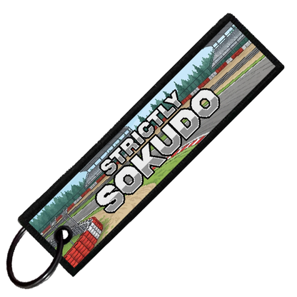 "HUNGARORING 8-BIT TRACK" CUSTOM KEY TAG