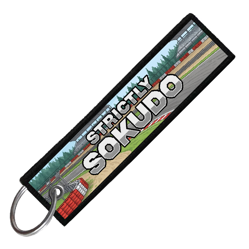 "HUNGARORING 8-BIT TRACK" CUSTOM KEY TAG