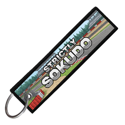 "HUNGARORING 8-BIT TRACK" CUSTOM KEY TAG