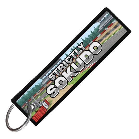 "HUNGARORING 8-BIT TRACK" CUSTOM KEY TAG