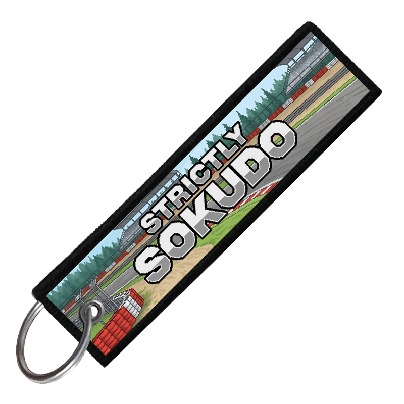 "HUNGARORING 8-BIT TRACK" CUSTOM KEY TAG