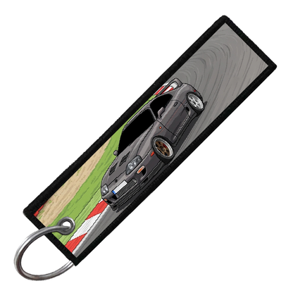 "HUNGARORING 8-BIT TRACK" CUSTOM KEY TAG