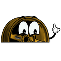 "HYPER GOLD TE37" RAYS WINDOW PEEKER