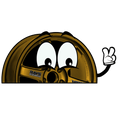 "HYPER GOLD TE37" RAYS WINDOW PEEKER
