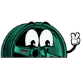 "HYPER GREEN TE37" RAYS WINDOW PEEKER