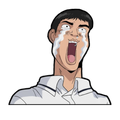 "IKETANI CRYING" WINDOW PEEKER