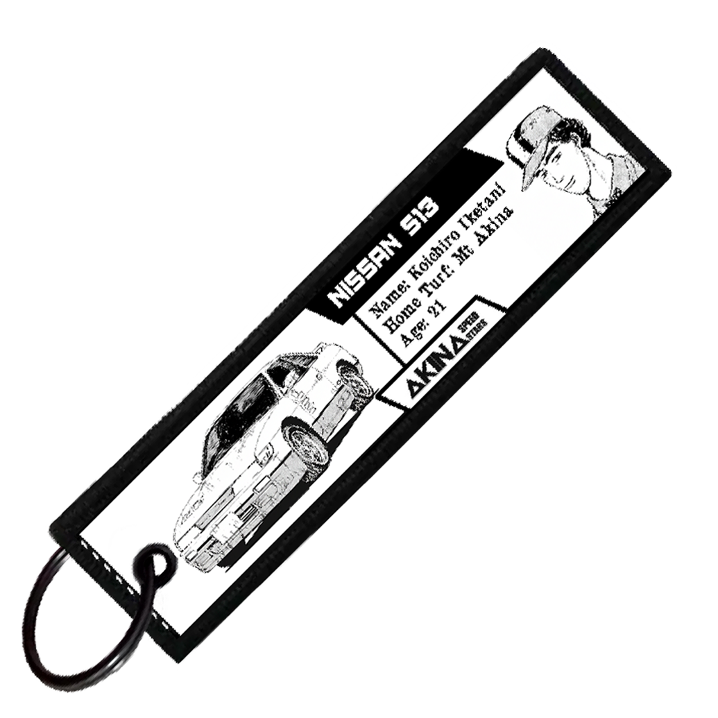 "IKETANI DRIVER STATS" CUSTOM KEY TAG