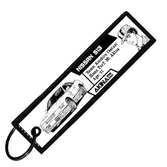 "IKETANI DRIVER STATS" CUSTOM KEY TAG