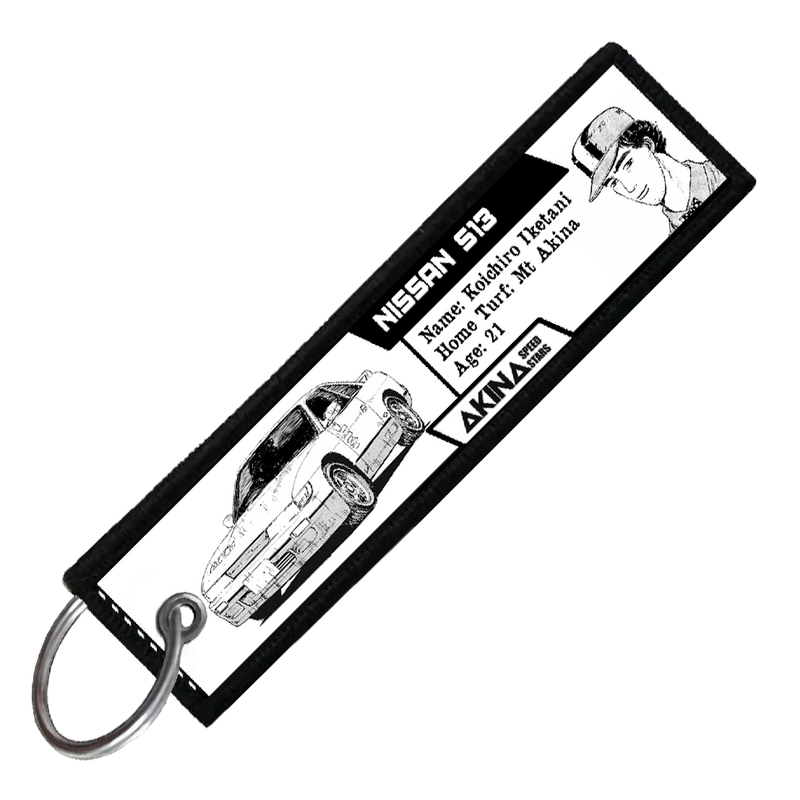 "IKETANI DRIVER STATS" CUSTOM KEY TAG