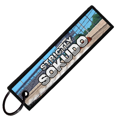 "IRWINDALE SPEEDWAY 8-BIT DRIFTERS" CUSTOM KEY TAG