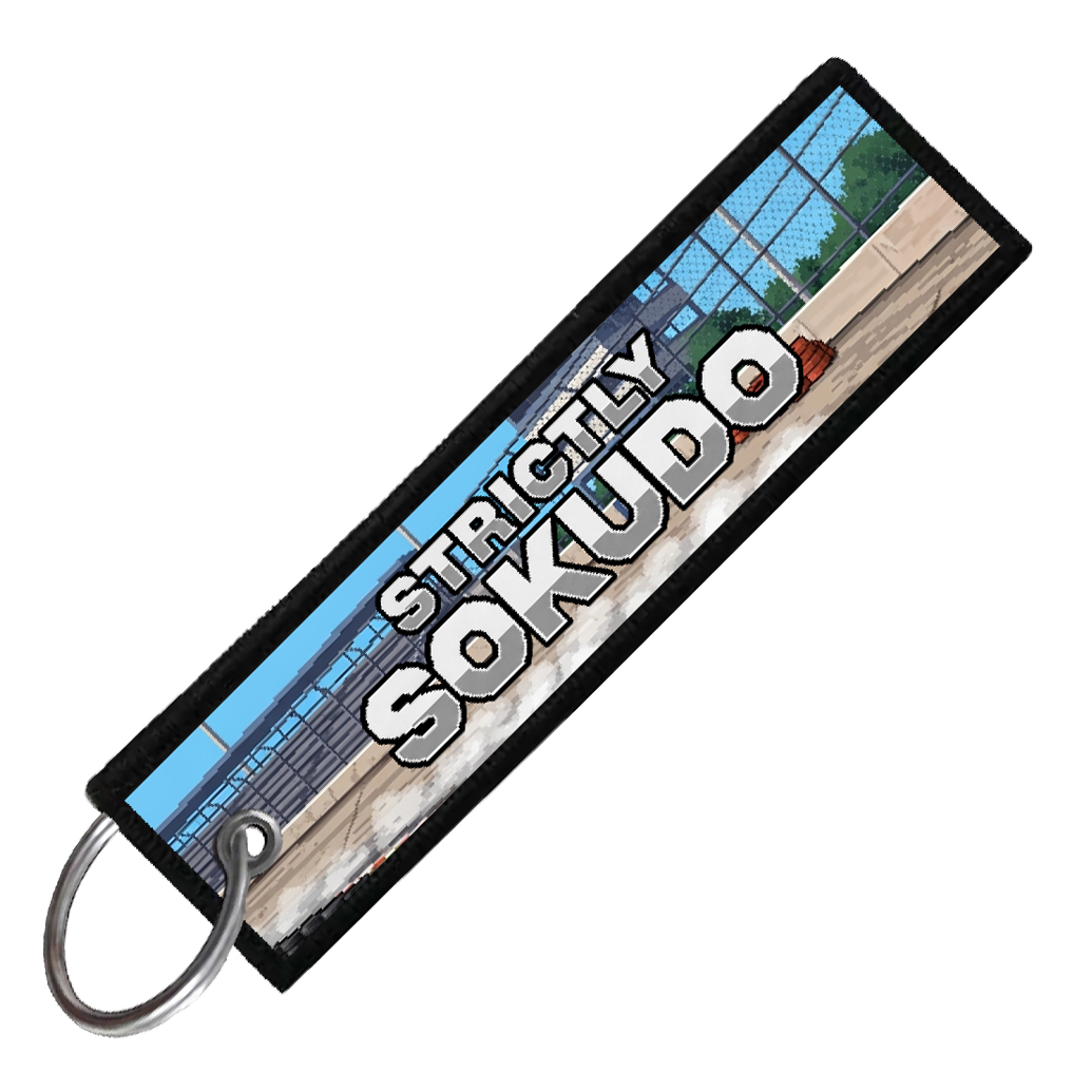 "IRWINDALE SPEEDWAY 8-BIT DRIFTERS" CUSTOM KEY TAG