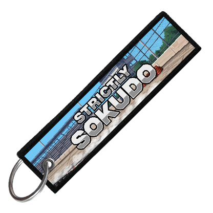 "IRWINDALE SPEEDWAY 8-BIT DRIFTERS" CUSTOM KEY TAG