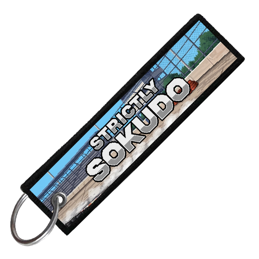 "IRWINDALE SPEEDWAY 8-BIT DRIFTERS" CUSTOM KEY TAG