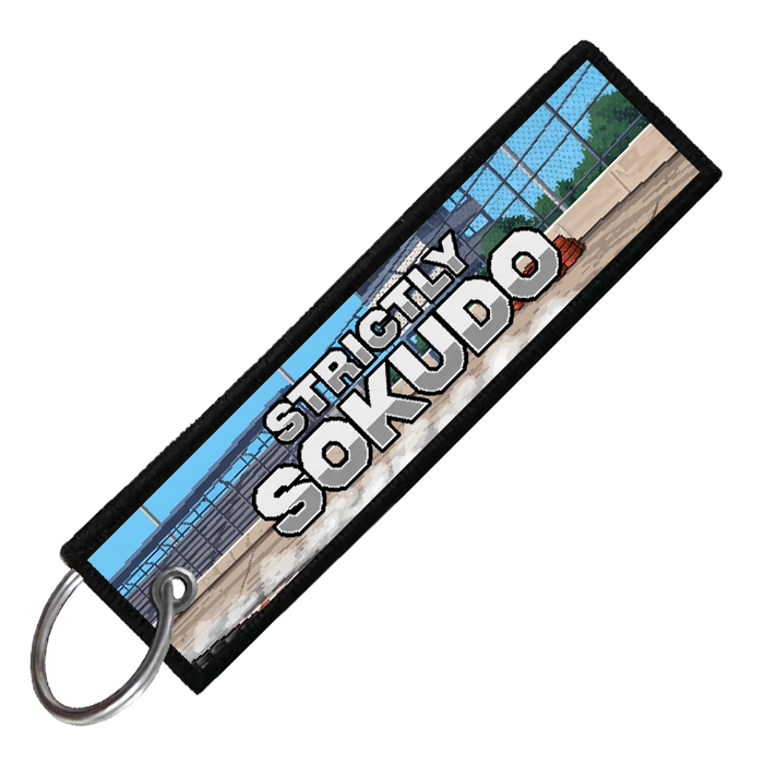 "IRWINDALE SPEEDWAY 8-BIT DRIFTERS" CUSTOM KEY TAG