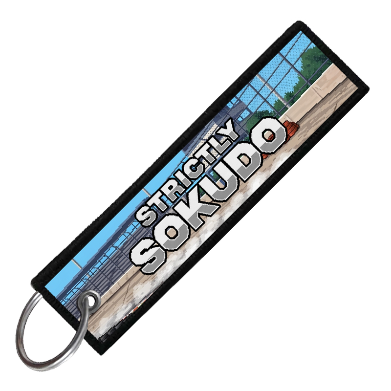 "IRWINDALE SPEEDWAY 8-BIT DRIFTERS" CUSTOM KEY TAG