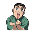 "ITSUKI EXCITED" WINDOW PEEKER