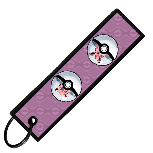 "JIGGLYPUFF POKEBALL EVO" CUSTOM KEY TAG