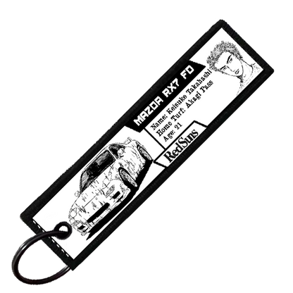 "KEISUKE DRIVER STATS" CUSTOM KEY TAG