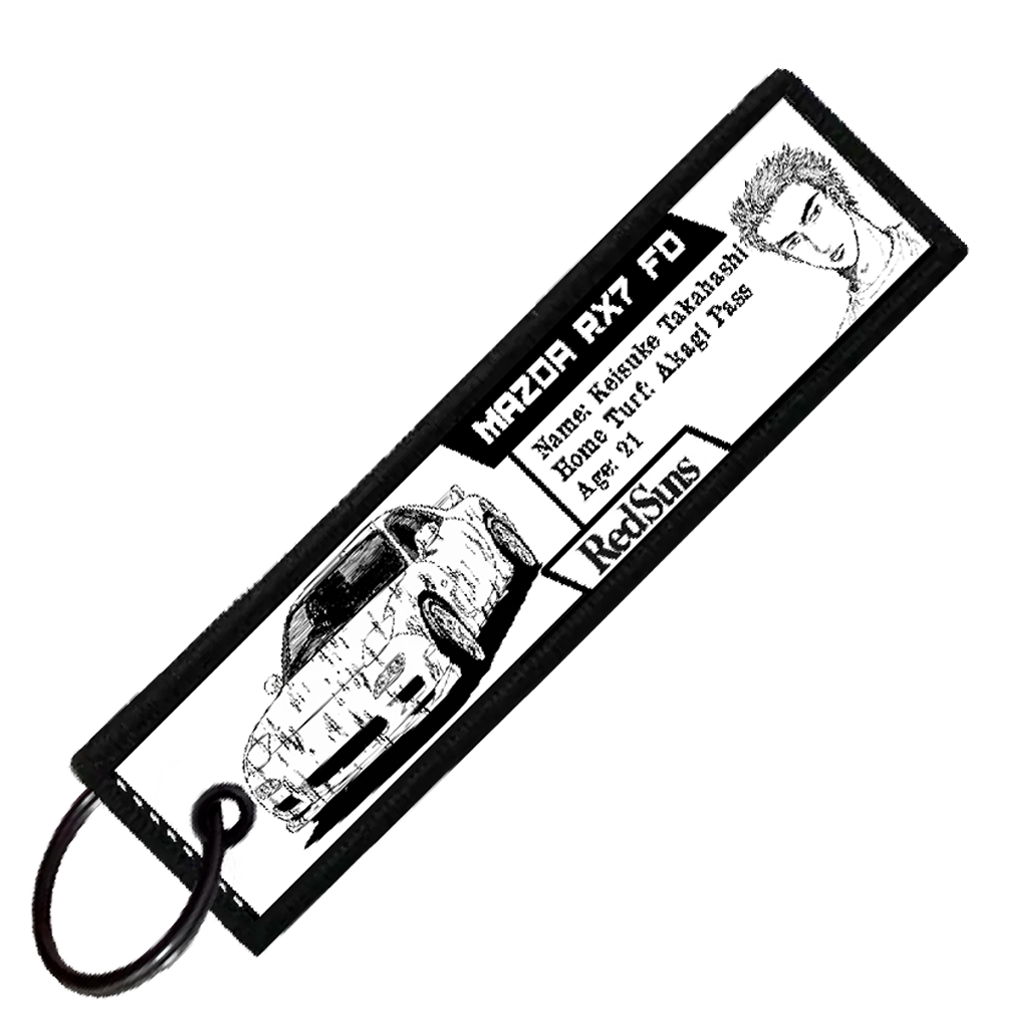 "KEISUKE DRIVER STATS" CUSTOM KEY TAG