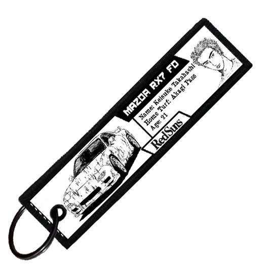 "KEISUKE DRIVER STATS" CUSTOM KEY TAG