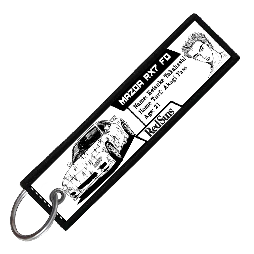 "KEISUKE DRIVER STATS" CUSTOM KEY TAG