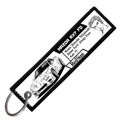 "KEISUKE DRIVER STATS" CUSTOM KEY TAG