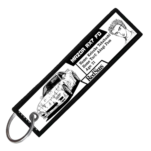 "KEISUKE DRIVER STATS" CUSTOM KEY TAG