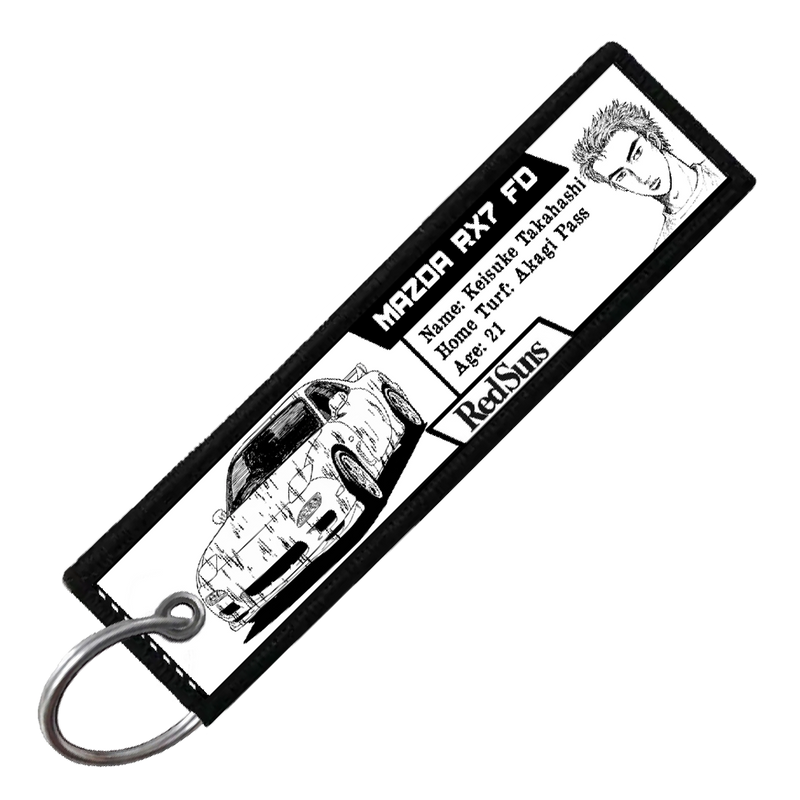 "KEISUKE DRIVER STATS" CUSTOM KEY TAG