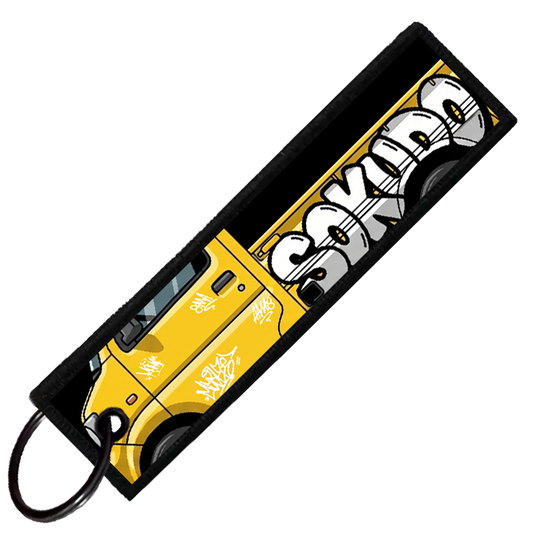 "KEI TRUCK GRAFFITI GARAGE" Custom Key Tag