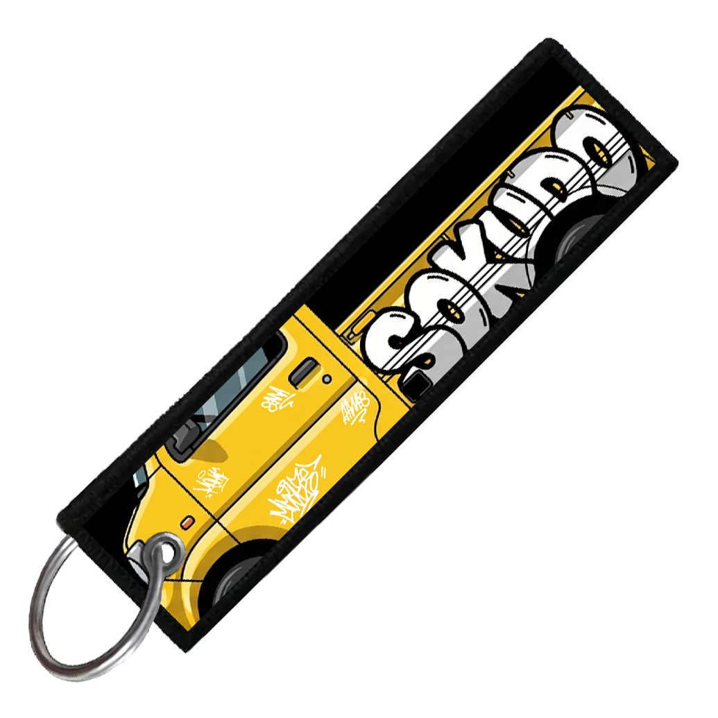 "KEI TRUCK GRAFFITI GARAGE" Custom Key Tag