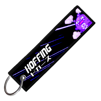 "JAPANESE KOFFING" CUSTOM KEY TAG
