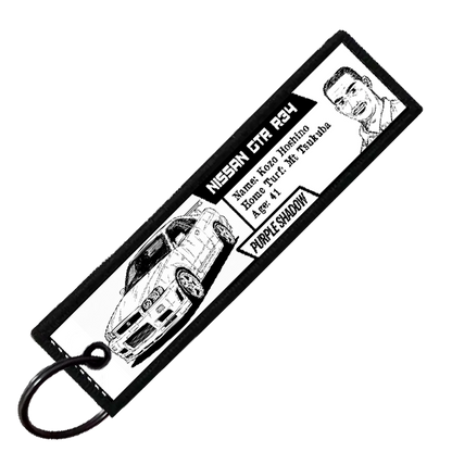 "KOZO DRIVER STATS" CUSTOM KEY TAG