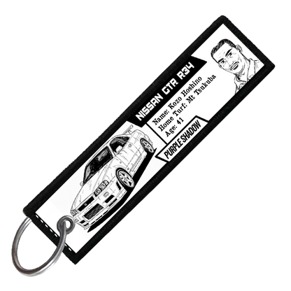 "KOZO DRIVER STATS" CUSTOM KEY TAG